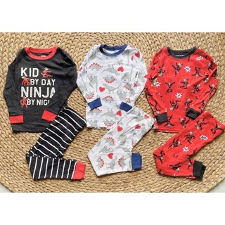 Bộ cotton bozip hãng Carter dư xịn cho bé trai 6m-5y.