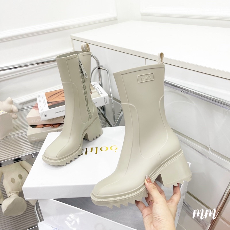 bốt chloe dáng lửng fullbox lùi sz