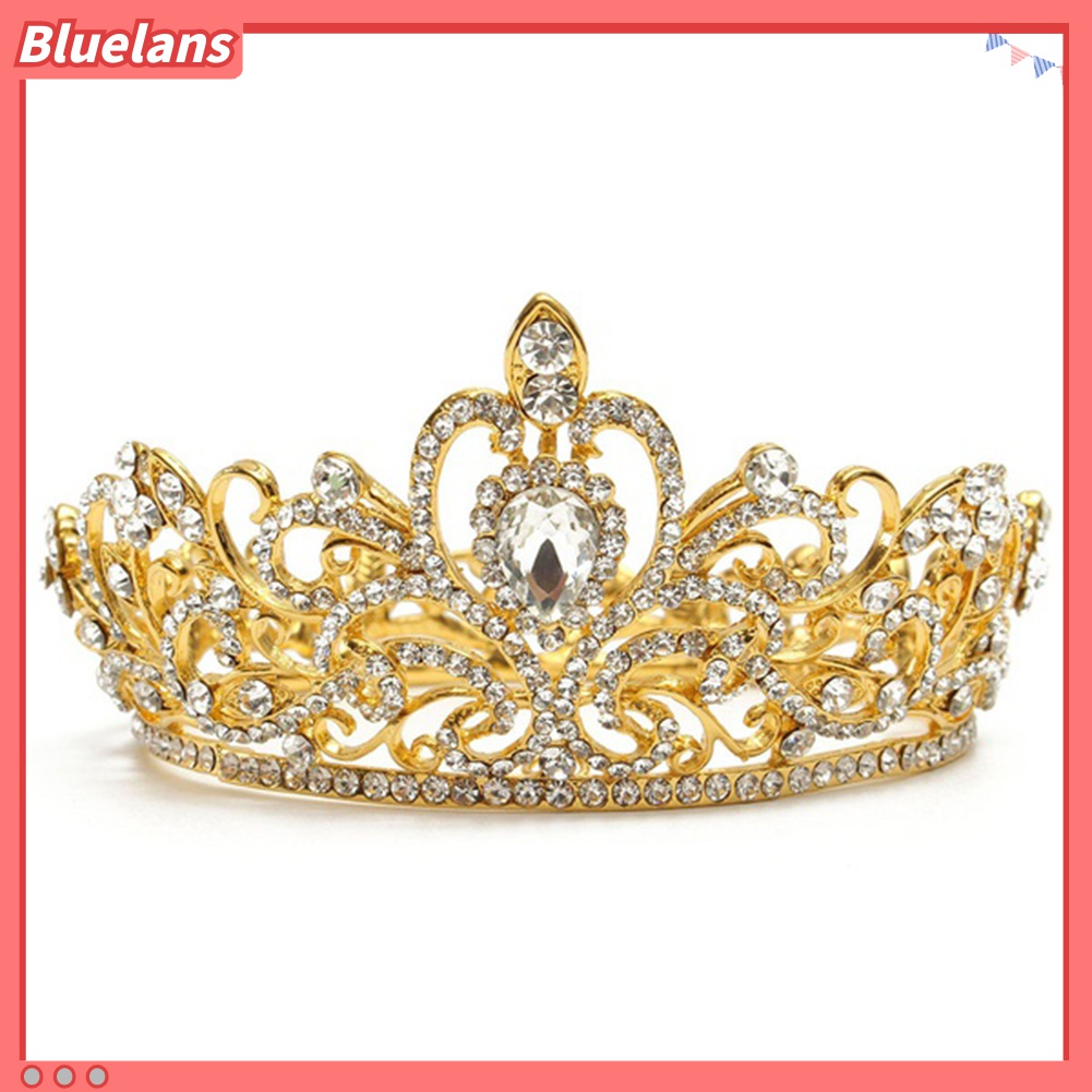 Cài Tóc Hình Vương Miện Đính Đá Lấp Lánh 48h Dành Cho Cô Dâu