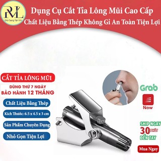 Dụng cụ cắt lông mũi, dụng cụ tỉa lông mũi cao cấp bằng thép không gỉ an toàn tiện lợi luck house