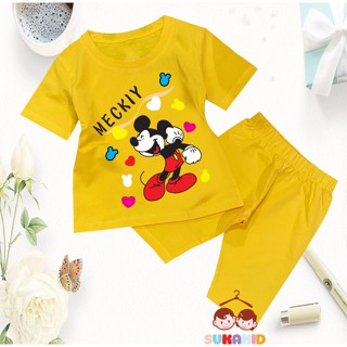  Bộ đồ bé gái meckiy bé gái tay ngắn từ 6kg đến30kg.BDBG66. 
