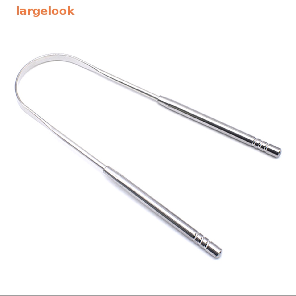 Set 2 Dụng Cụ Nạo Lưỡi Bằng Thép Không Gỉ Chất Lượng Cao