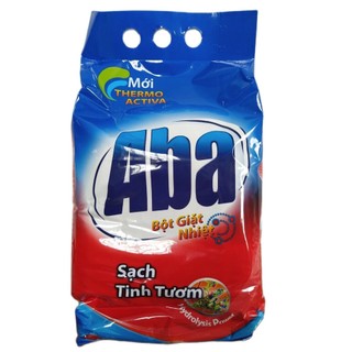 Bột giặt Aba sạch tinh tươm bịch 3kg / 5.7kg - xà bông giặt tay ,giặt máy cửa trên ,cửa trước - bột giặt nhiệt tẩy