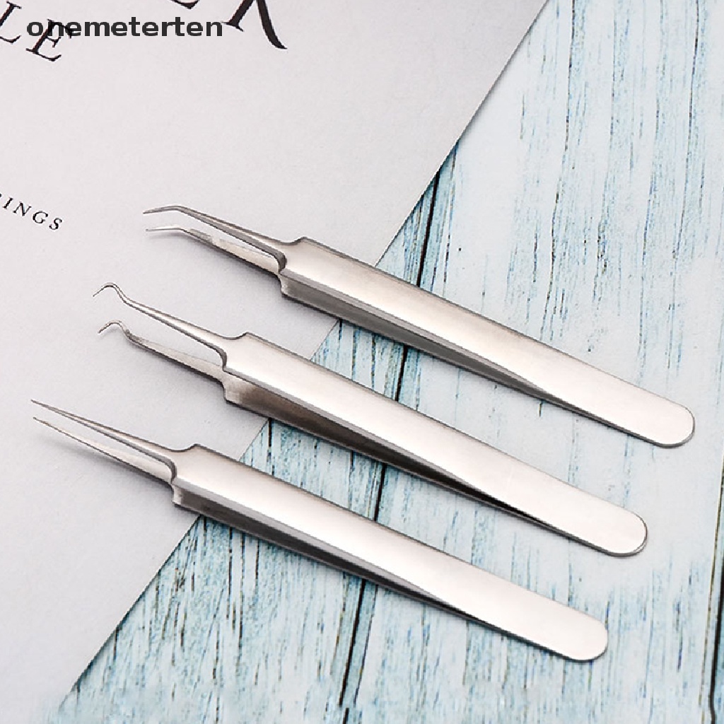 Nhíp Đầu Nhọn Lấy Nhân Mụn Đầu Đen Chăm Sóc Da Mặt