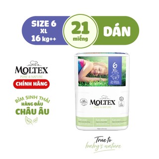 Bỉm/tã dán moltex xl size 16-30kg 21 miếng