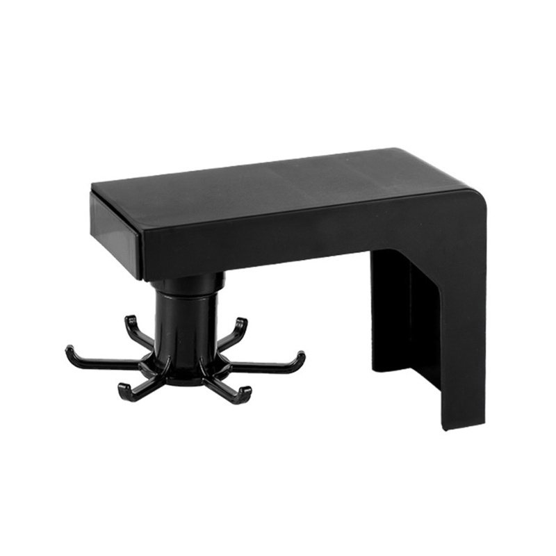 Giá Treo Dụng Cụ Nhà Bếp 6 Móc Xoay Điều Chỉnh Được Tiện Lợi