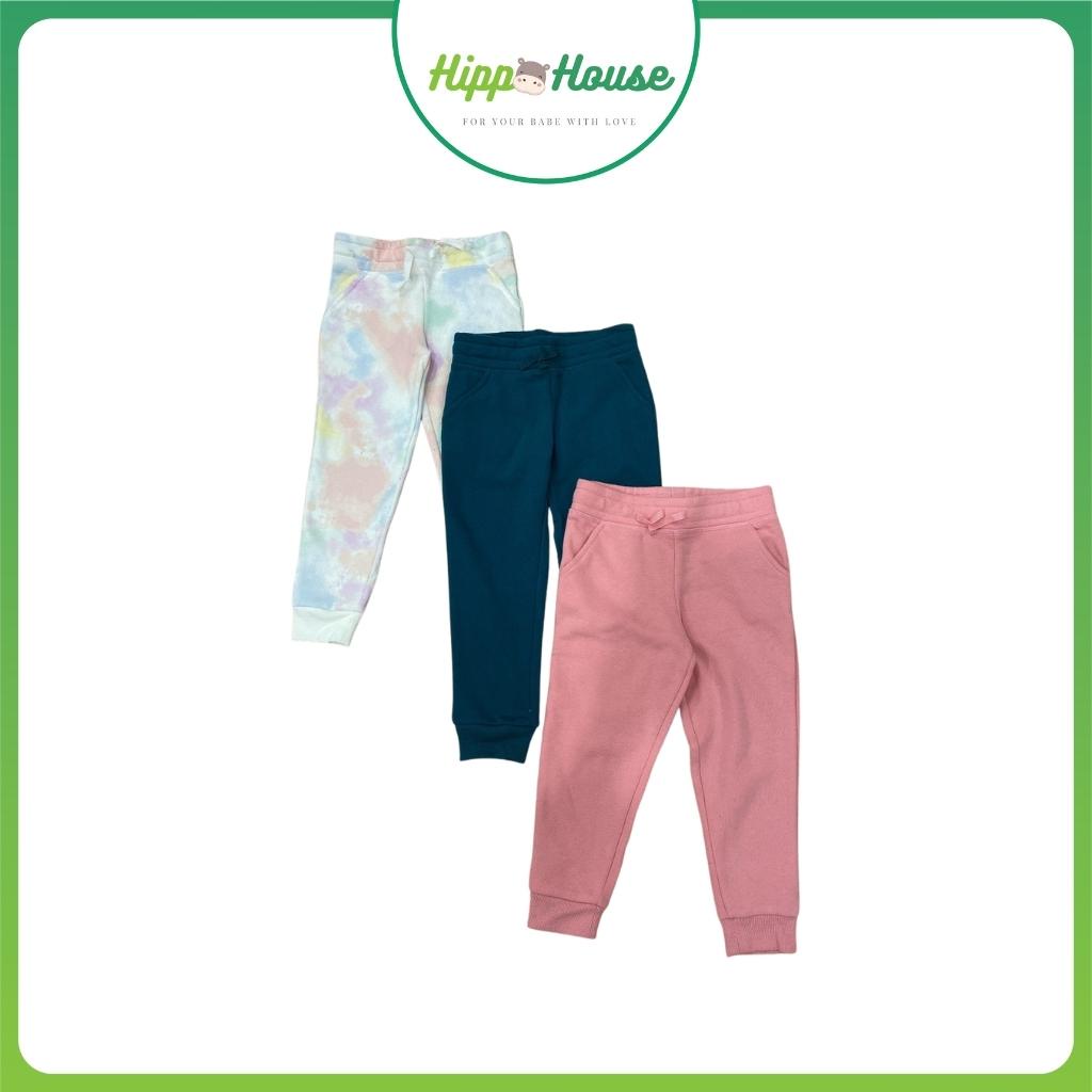 Quần Nỉ Bông Cho Bé Gái Xuất Dư Hippo House Nhiều Màu