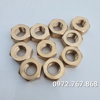 Đai Ốc Đồng Thau M12