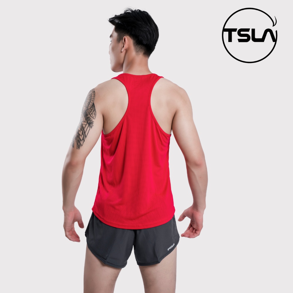 Áo thể thao ba lỗ nam Devops form rộng dạng lưới nhanh khô thoáng phù hợp mặc tập gym work out yoga TSLA DEH1004