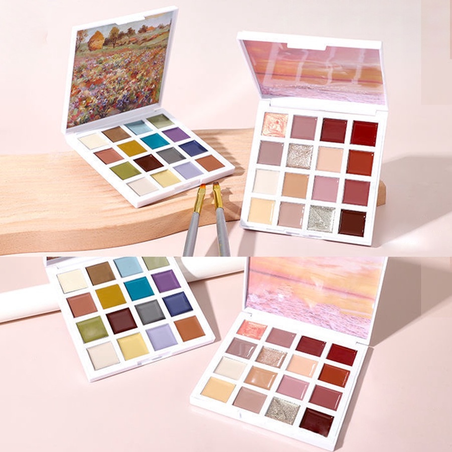 Bảng Màu Gel Màu Trơn Dùng Trang Trí Móng Tay Nghệ Thuật