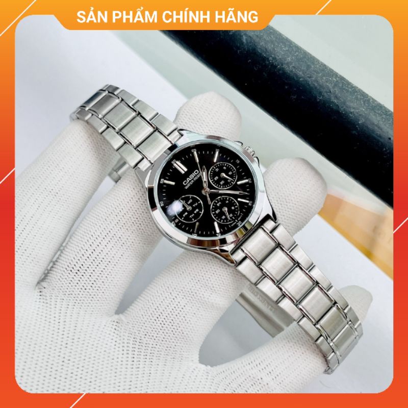 Đồng hồ nữ dây thép chính hãng Casio LTP-V300D
