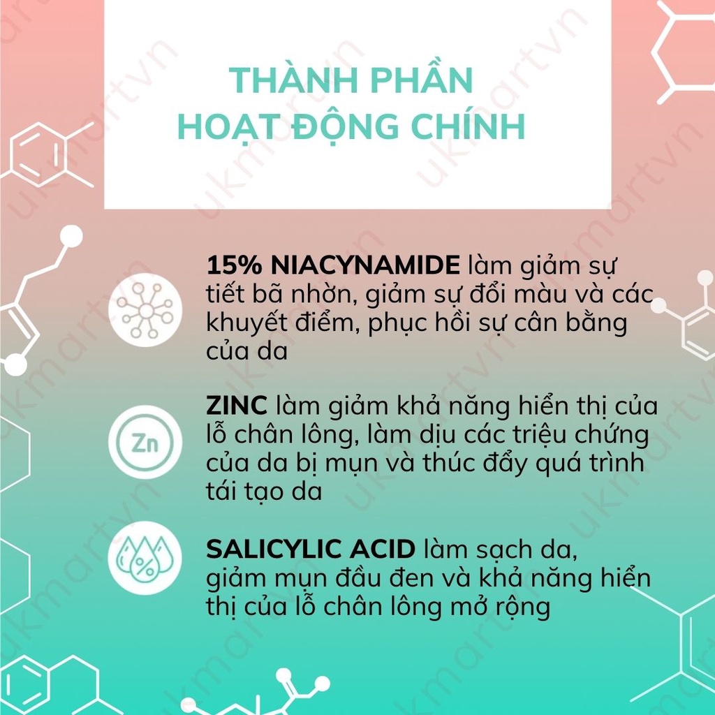 Tinh Chất Eveline Serum Shot Ngừa Mụn, Se Khít Lỗ Chân Lông Niacinamide 30ml