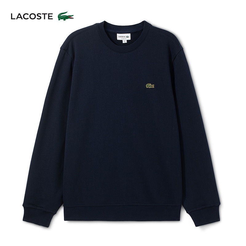 Áo Nỉ Cổ Tròn Mỏng Màu Trơn Phong Cách LACOSTE 22 Kiểu Mới Cho Nam Và Nữ