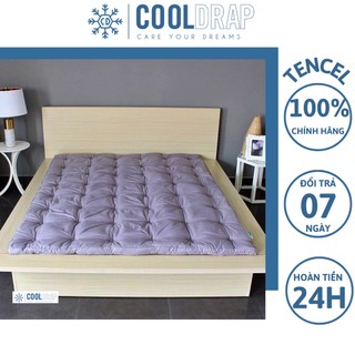 Topper đa năng lụa tencel cao cấp cooldrap nệm trải sàn xuất nhật êm mêm mịn mát chuẩn khách sạn 5 sao