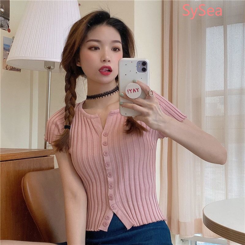 Áo Cardigan Dệt Kim Màu Sắc Thời Trang Mùa Hè Cho Nữ