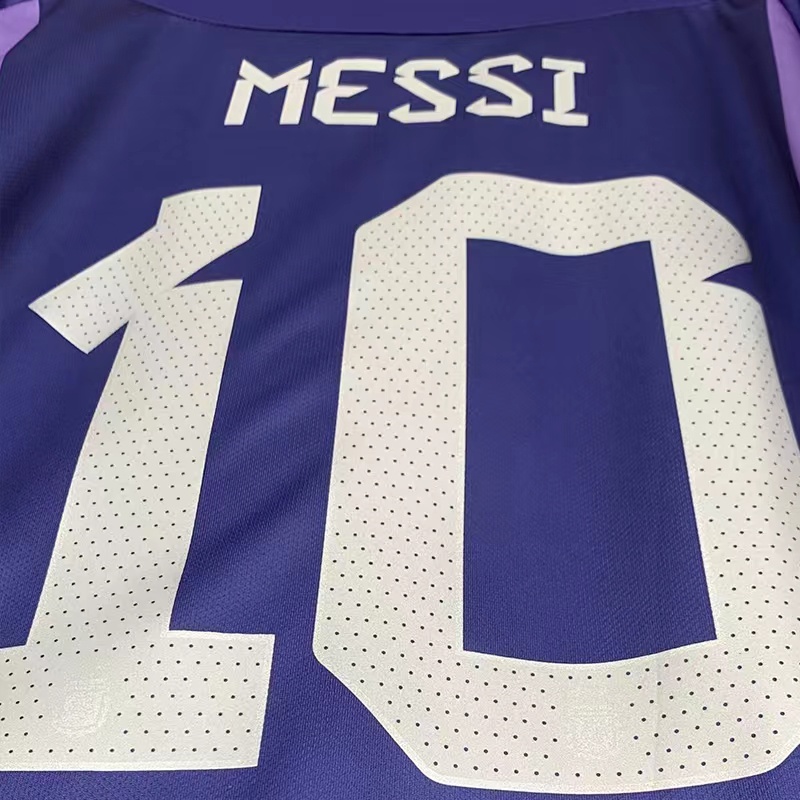 Áo Bóng Đá Tay Dài Màu Tím Số 22-23 Argentina