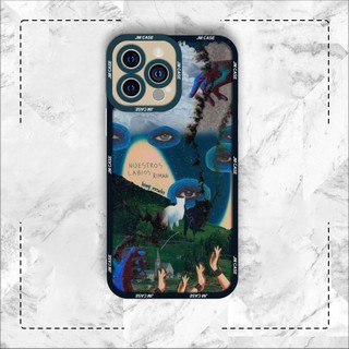 Ốp lưng iphone samsung xiaomi oppo cạnh vuông JMCase Họa Tiết mắt abstract