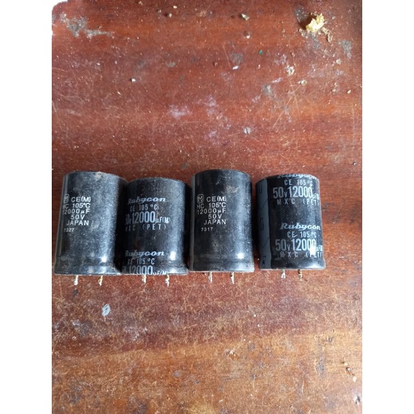 Tụ amply tháo máy nhật 50V 12000mf