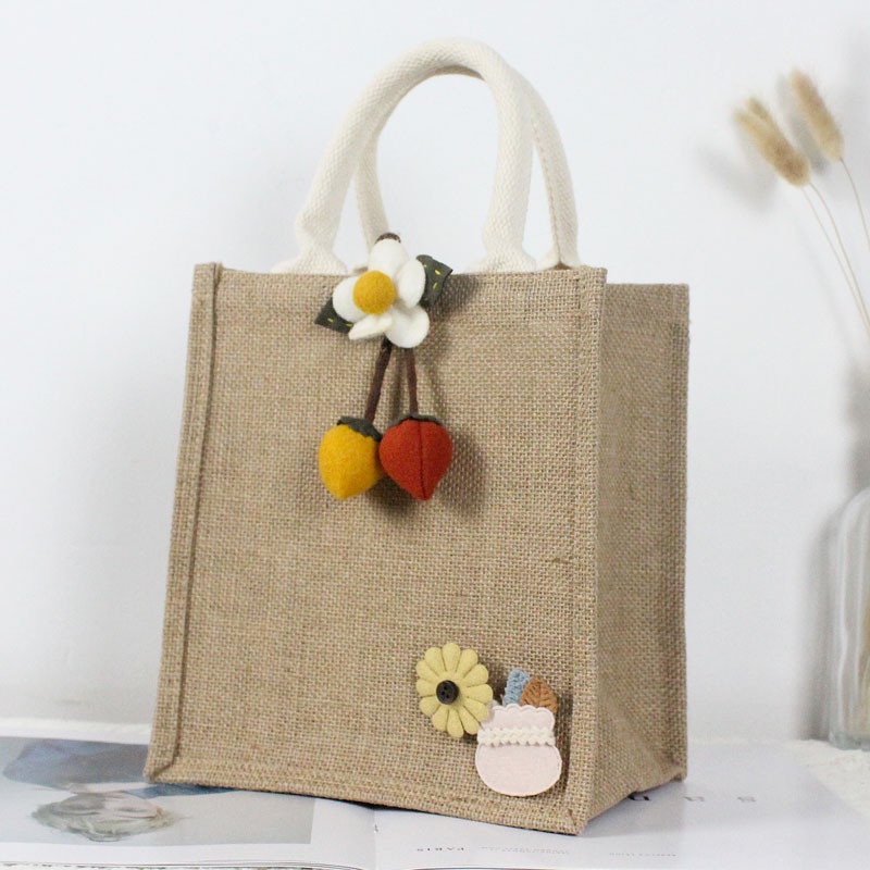 Túi Xách Vải Cotton Lanh Thiết Kế Sáng Tạo Thời Trang Cho Nữ