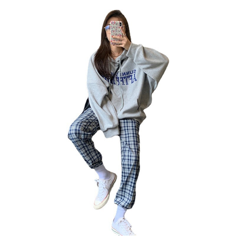 Áo Hoodie Mỏng Dáng Rộng In Chữ Phong Cách Hàn Quốc Thời Trang Mùa Thu 2022 Mới