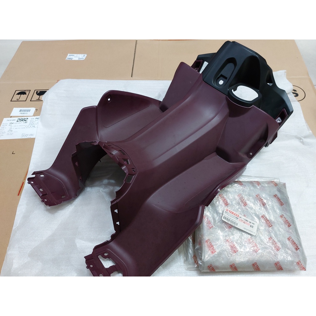 Yếm ổ khóa xe Novo 4 màu nhũ xám xanh 919 (màu tím) Chính Hãng Yamaha