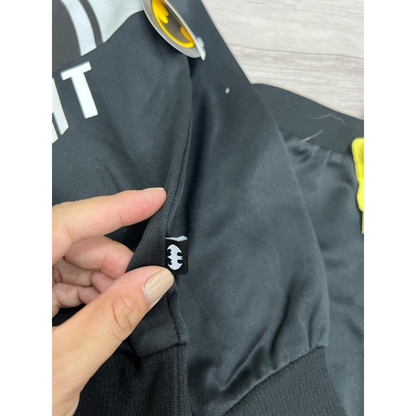 Bộ nỉ hoodie badman bé trai