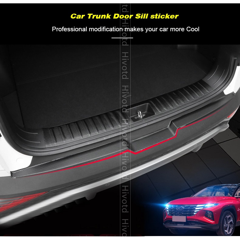 Miếng Dán Bảo Vệ Cản Sau Xe Hơi Bằng Da Cho Hyundai Tucson NX4 2021 2022