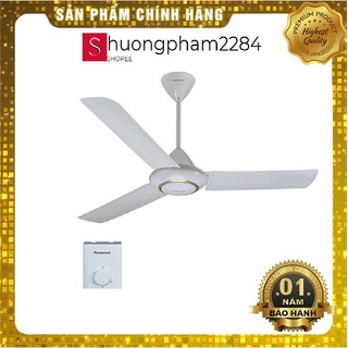 Quạt trần 3 cánh Panasonic F-60MZ2 , 5 tốc độ gió, Nhập Malaysia