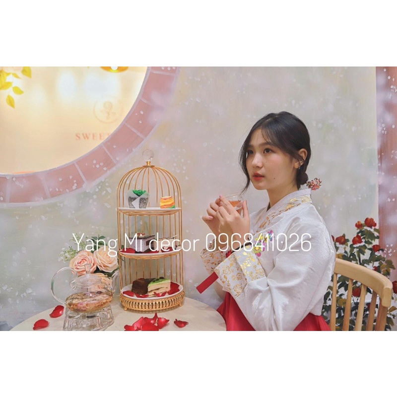 Khay bánh lồng chim