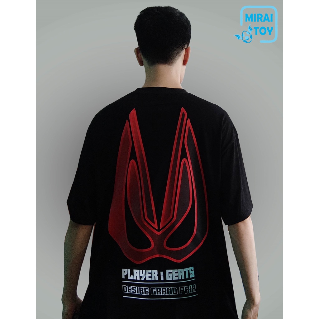 Áo Thun Unisex Kamen Rider Geats - Tay Lỡ Form Rộng - 100% Cotton