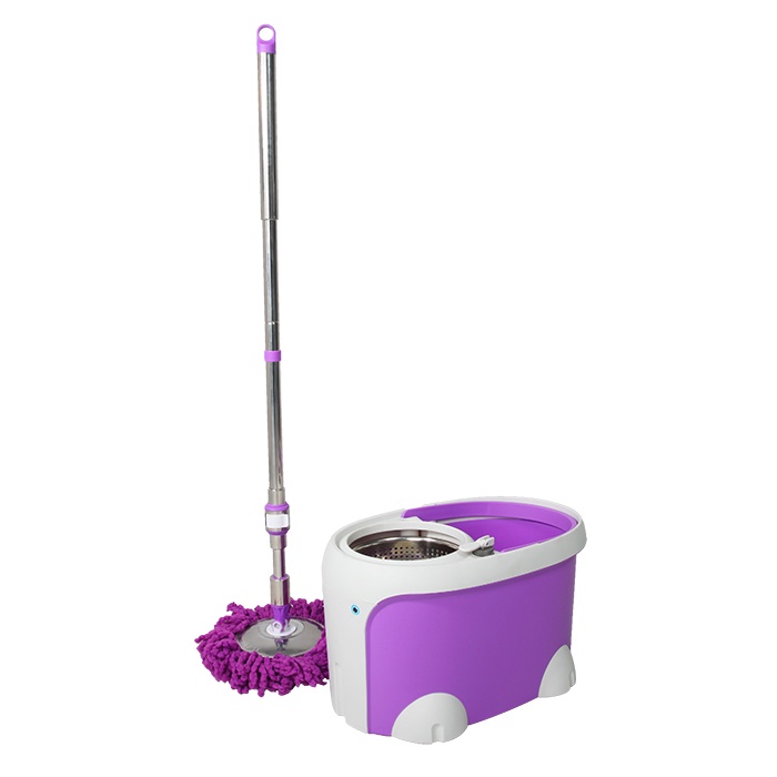 Bộ Lau Nhà Song Long HSL 360 Độ Lồng Inox Có Van Xả Nước Và Bông Lau Thay Thế Đi Kèm