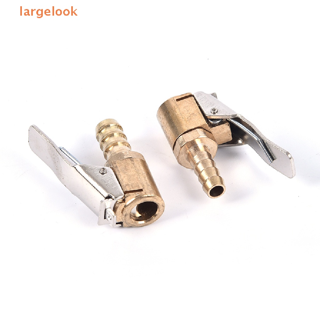 Van Bơm Hơi Lốp Xe Hơi Bằng Đồng Thau Có Kẹp Khóa Tiện Dụng