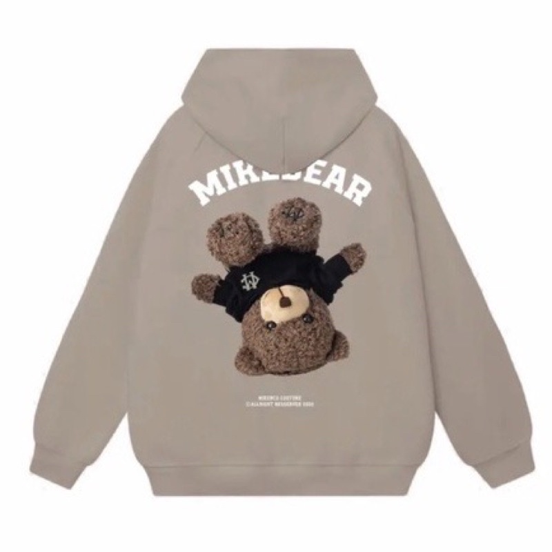 Áo Hoodie Nỉ Gấu Bông Mike Bear Form Rộng Có Túi Và Mũ | BigBuy360 - bigbuy360.vn