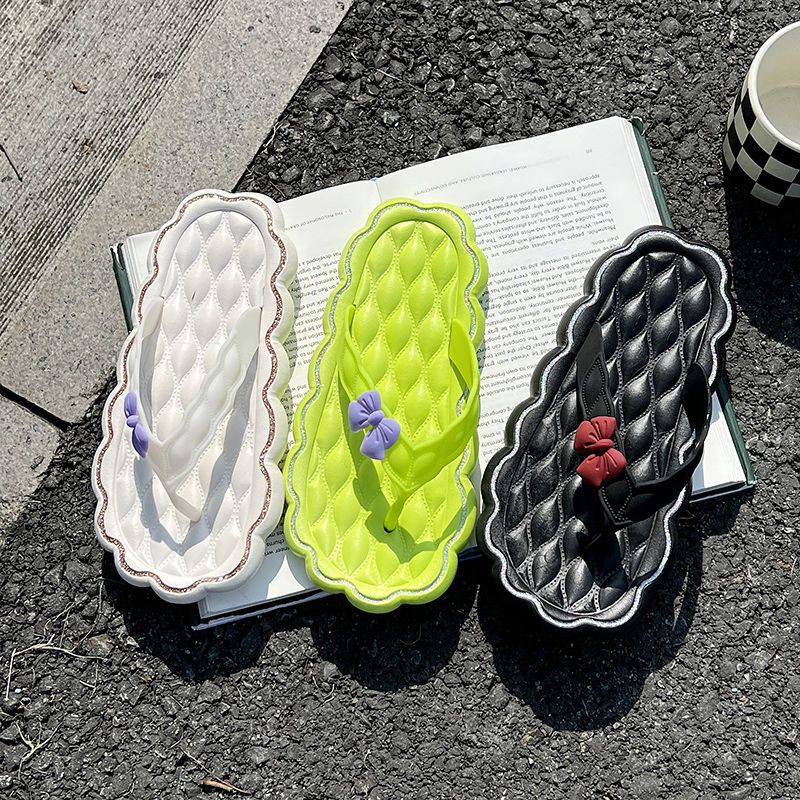 Dép Xỏ Ngón Mùa Hè Phong Cách Mới Chất Lượng Cao ins Hình Trái Tim Chống Mài Mòn Cho Nữ Sinh Ngoài Trời