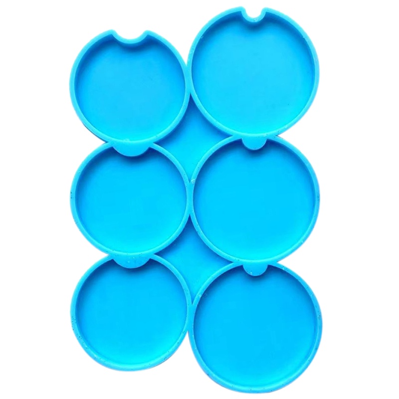 Sa Khuôn Silicone Làm Đế Lót Ly Hình Tròn