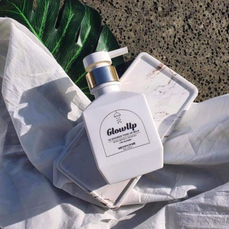 SỮA TẮM TRUYỀN TRẮNG MEDIPICKME GLOW UP IN SHOWER TONE UP MILK TRẮNG HỒNG TỰ NHIÊN