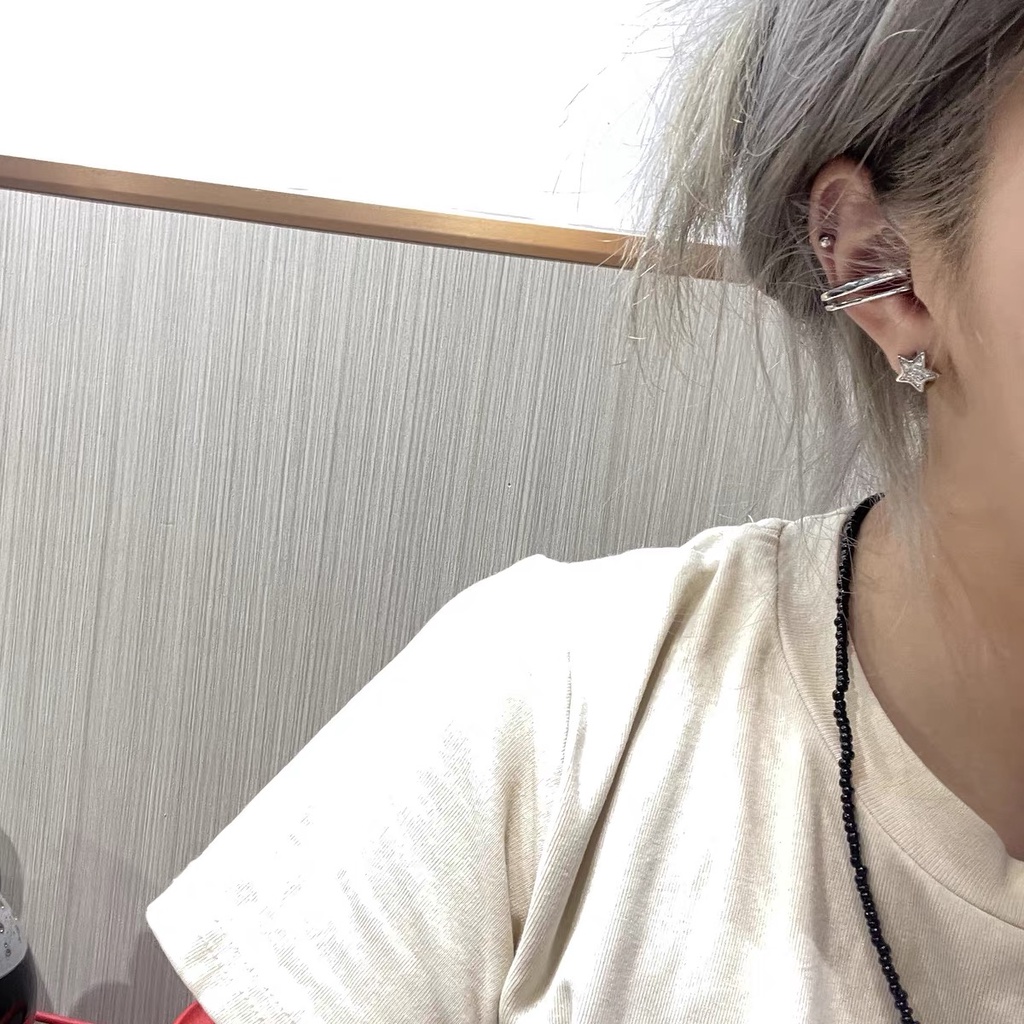 Bông Tai Ngôi Sao Đính Đá zircon y2k