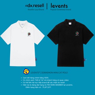 Áo POLO Levents® DORAEMON MINI CAT (Black, White) Unisex dx.resell