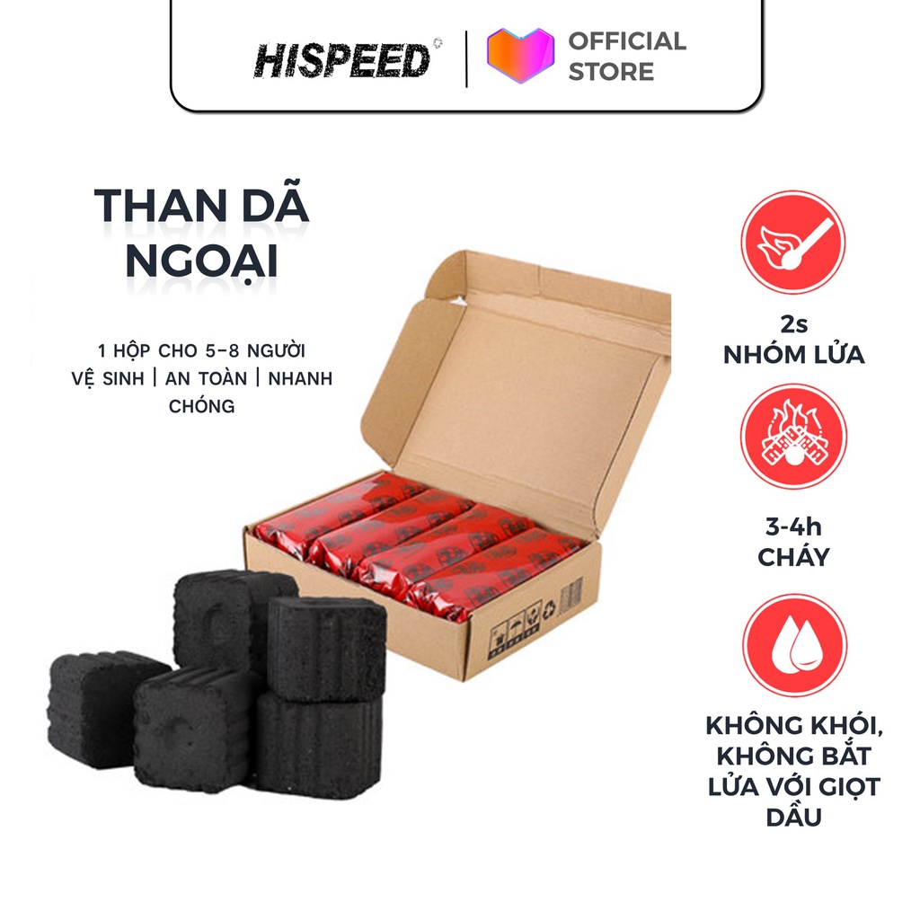 Than hoa không khói than dã ngoại chuyên dụng, mồi lửa siêu tốc trong 2s bền bỉ 3.5-4h kiểm định SGS, CNAS