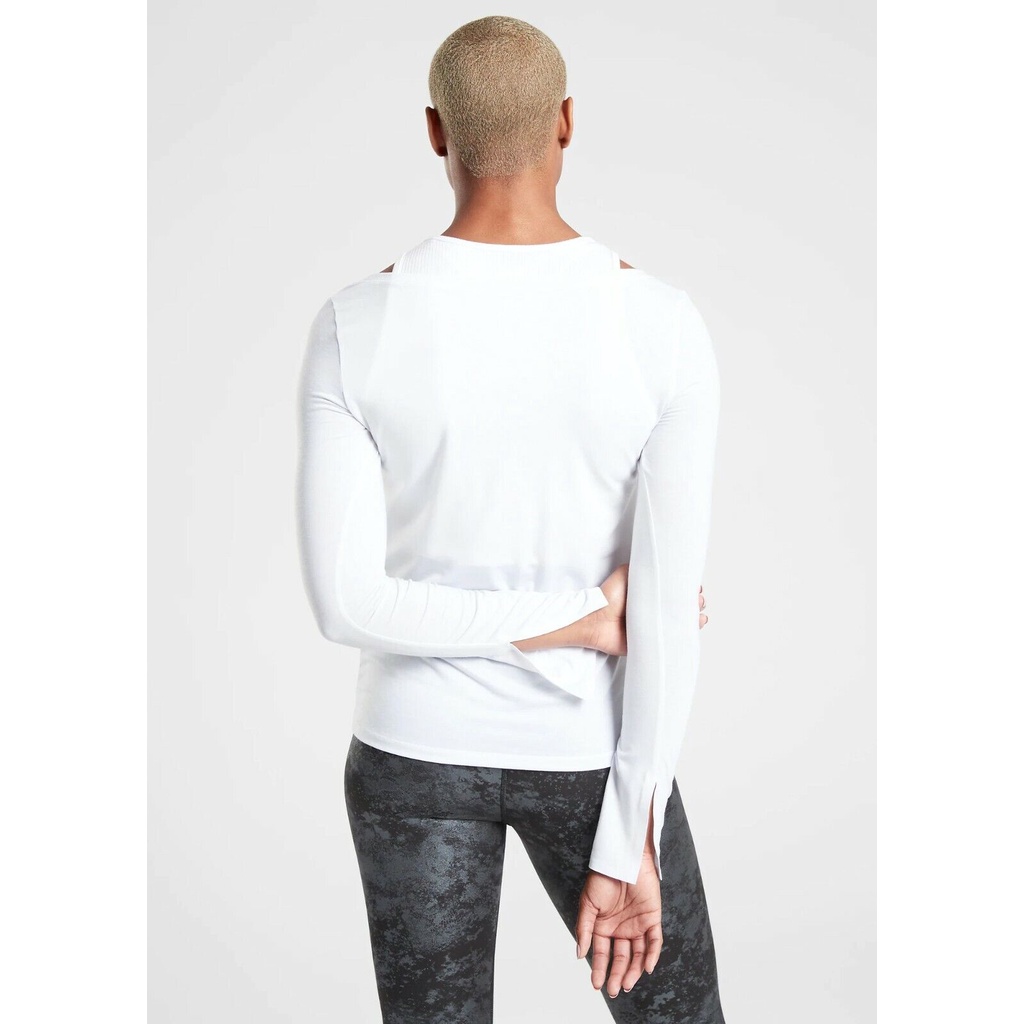 Áo thun tay dài Athleta phối tank