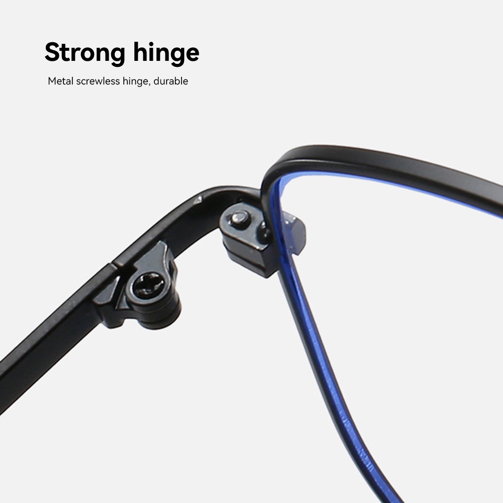 Mắt Kính Cận Thị Quang Học 50-400 Bằng Polygonal Vành Kim Loại Mỏng Đa Năng Thời Trang Cho Nam Và Nữ