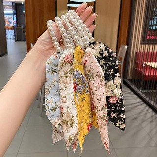 [TIỆM ĐÀO] CỘT TÓC SCRUNCHIES NGỌC HOA NHÍ VOAN LỤA