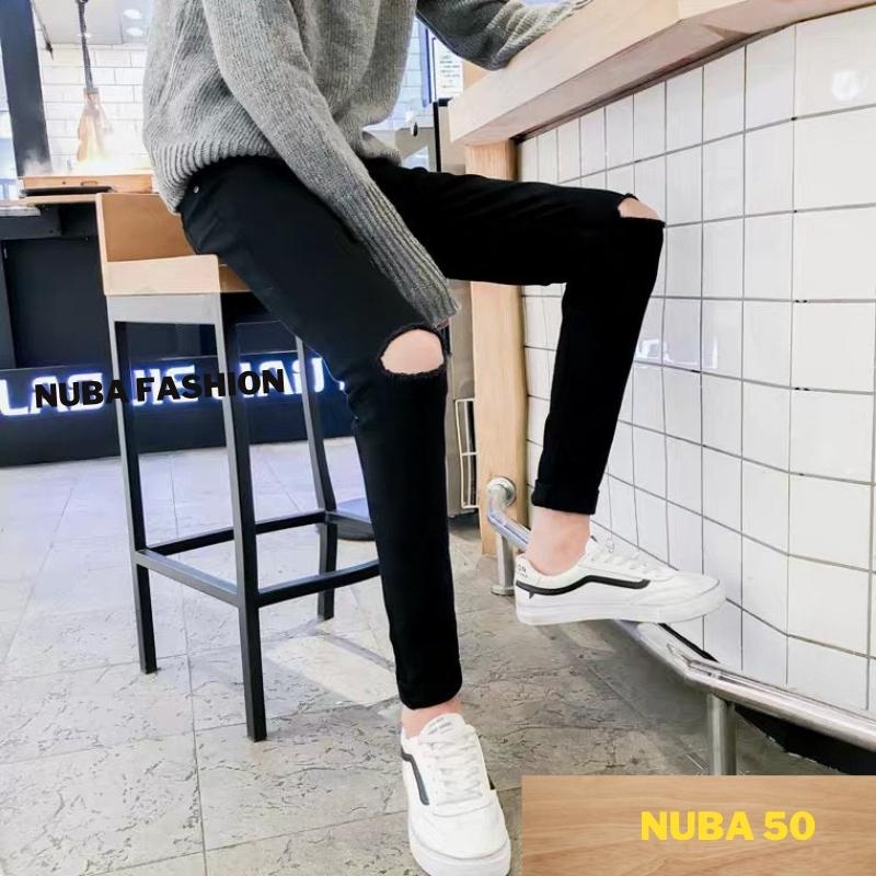 Quần jean dài nam chất vải bò cá tính trẻ trung,NUCA 50