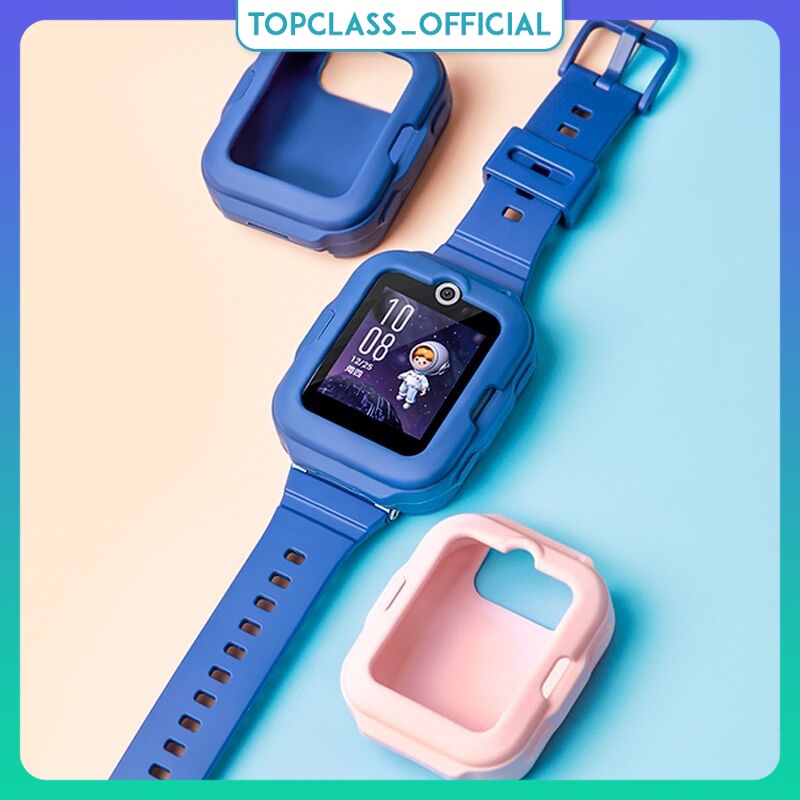 Tặng Kính Cường Lực Vỏ Ốp Silicone Bảo Vệ Dành Cho Đồng Hồ Thông Minh Trẻ Em Huawei Watch Kid 4 Pro 3Pro 3S 3X 4X E2 Watchs Kid 4 Pro