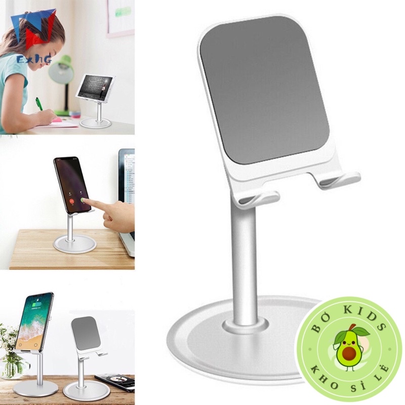 Giá kê điện thoại K1 đế tròn, giá đỡ điện thoại desktop có thể đỡ ipad máy tính bảng các loại GD508-GiaDBOKIDSBLOGTAMSU