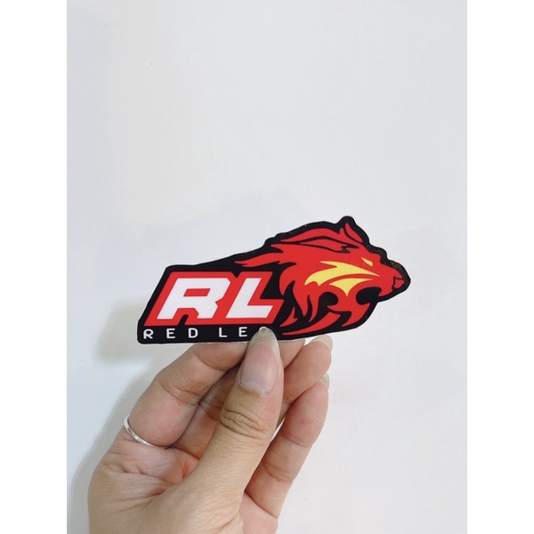 Tem dán hình Redleo sư tử cao cấp, dán trang trí xe máy laptop.. có sẵn keo