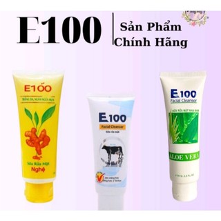 Sữa rửa mặt e100 50 g nha đam . bò . nghệ