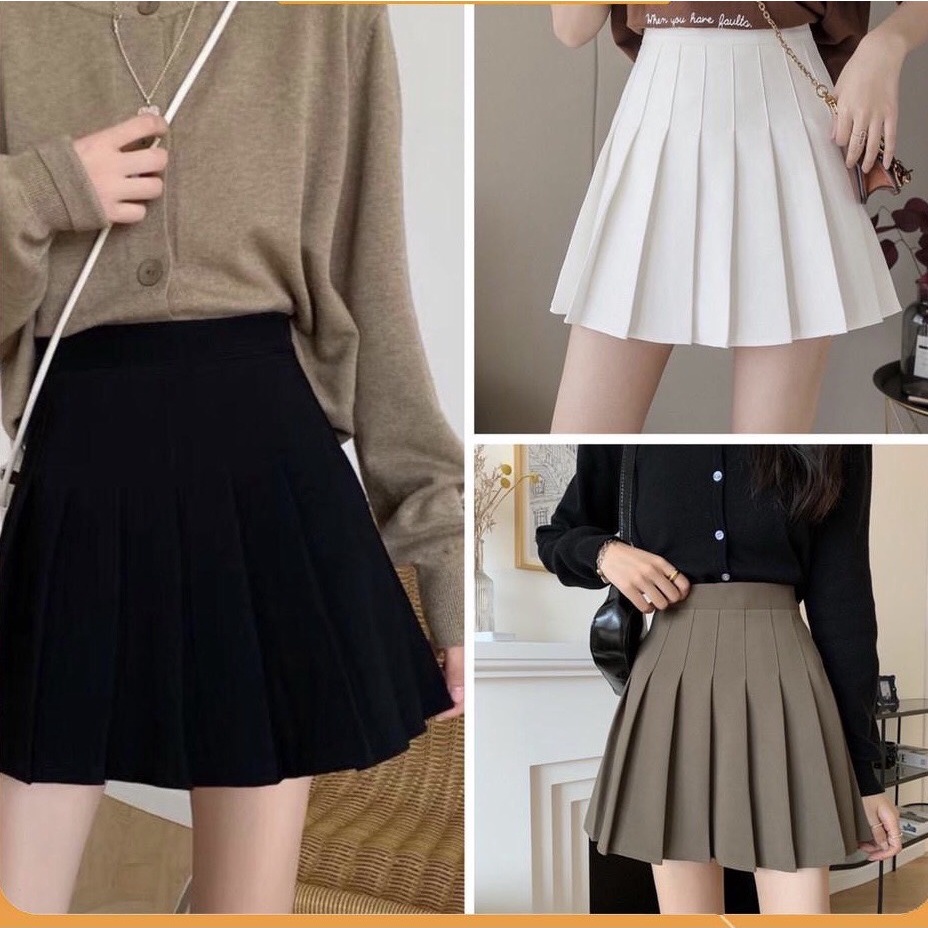 Chân váy tennis ngắn xếp ly dáng xòe thời trang nữ hàng cao cấp-TCS