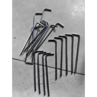 5 cây lục giác size lẻ từ 2mm đến 10mm,size lớn 3 cây
