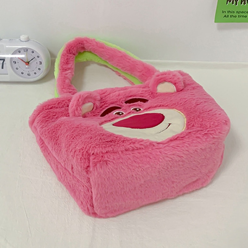 Túi Mua Sắm Cỡ Lớn In Họa Tiết Gấu Dễ Thương Thời Trang Thu Đông Cho Nữ